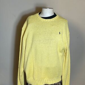 SUPER HEAVY VINTAGE POLO SWEATER 100% COTTON